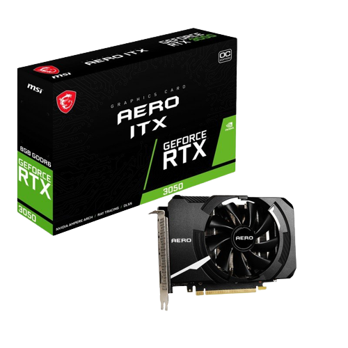MSI GeForce RTX 3050 AERO ITX OC 8GB GDDR6