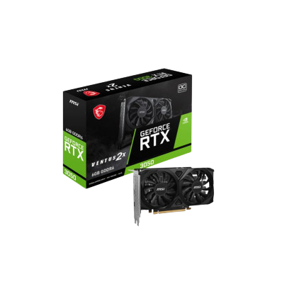 MSI RTX 3050 Ventus 2X OC 6GB GDDR6 - Tarjeta gráfica