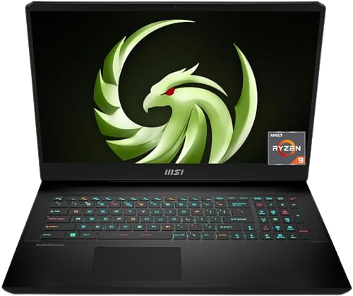 MSI Alpha 17 C7VG-031 - Ordenador portátil para Juegos (17,3 Pulgadas, QHD, 240 Hz, AMD Ryzen 9 7945HX, 32 GB, DDR5-5200, 1 GB, SSD Nvidia GeForce RTX 4070, Windows 11, Teclado en casa, QWERTZ, Color