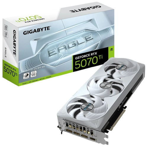 Gigabyte GeForce RTX 5070 Ti EAGLE OC ICE SFF 16GB GDDR7 Reflex 2 RTX AI DLSS4