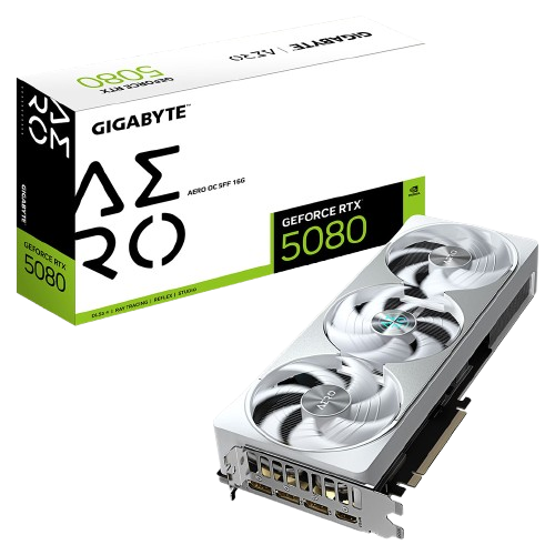 Gigabyte GeForce RTX 5080 AERO OC SFF 16GB Video Card