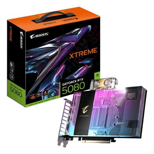 Gigabyte AORUS GeForce RTX 5080 XTREME WATERFORCE 16GB Video Card