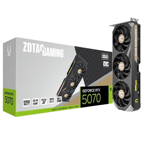 Zotac Gaming GeForce RTX 5070 SOLID OC 12GB Video Card