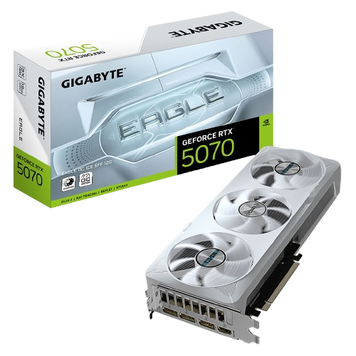 Gigabyte GeForce RTX 5070 EAGLE OC ICE 12GB Video Card