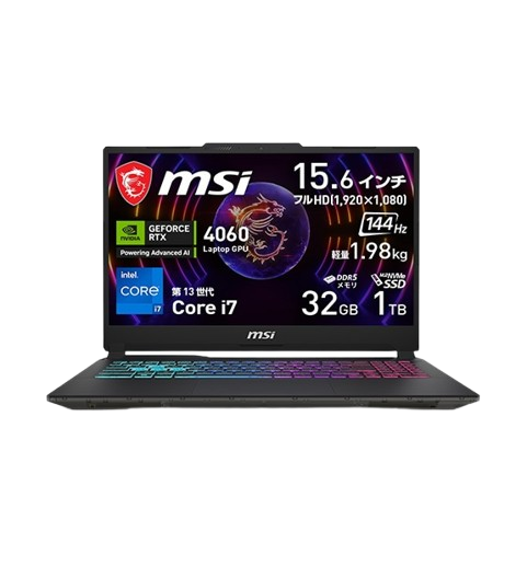 Cyborg-15-A13VFK-6403JP（GeForce RTX 4060）