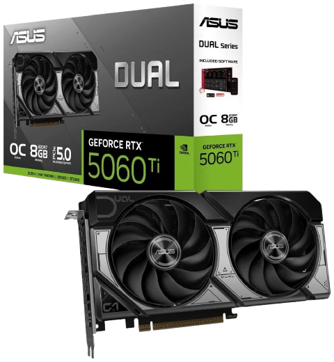 ASUS GeForce RTX 5060 Ti DUAL OC 8GB DLSS 4