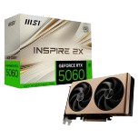 Tarjeta de Video MSI NVIDIA GeForce RTX 5060 8G INSPIRE 2X OC, 8GB 128-bit GDDR7, PCI Express x16 5.0