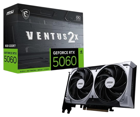MSI GeForce RTX 5060 8GB VENTUS 2X OC DLSS 4