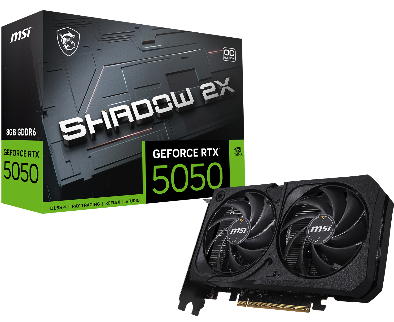 MSI GeForce RTX 5050 8G SHADOW 2X OC