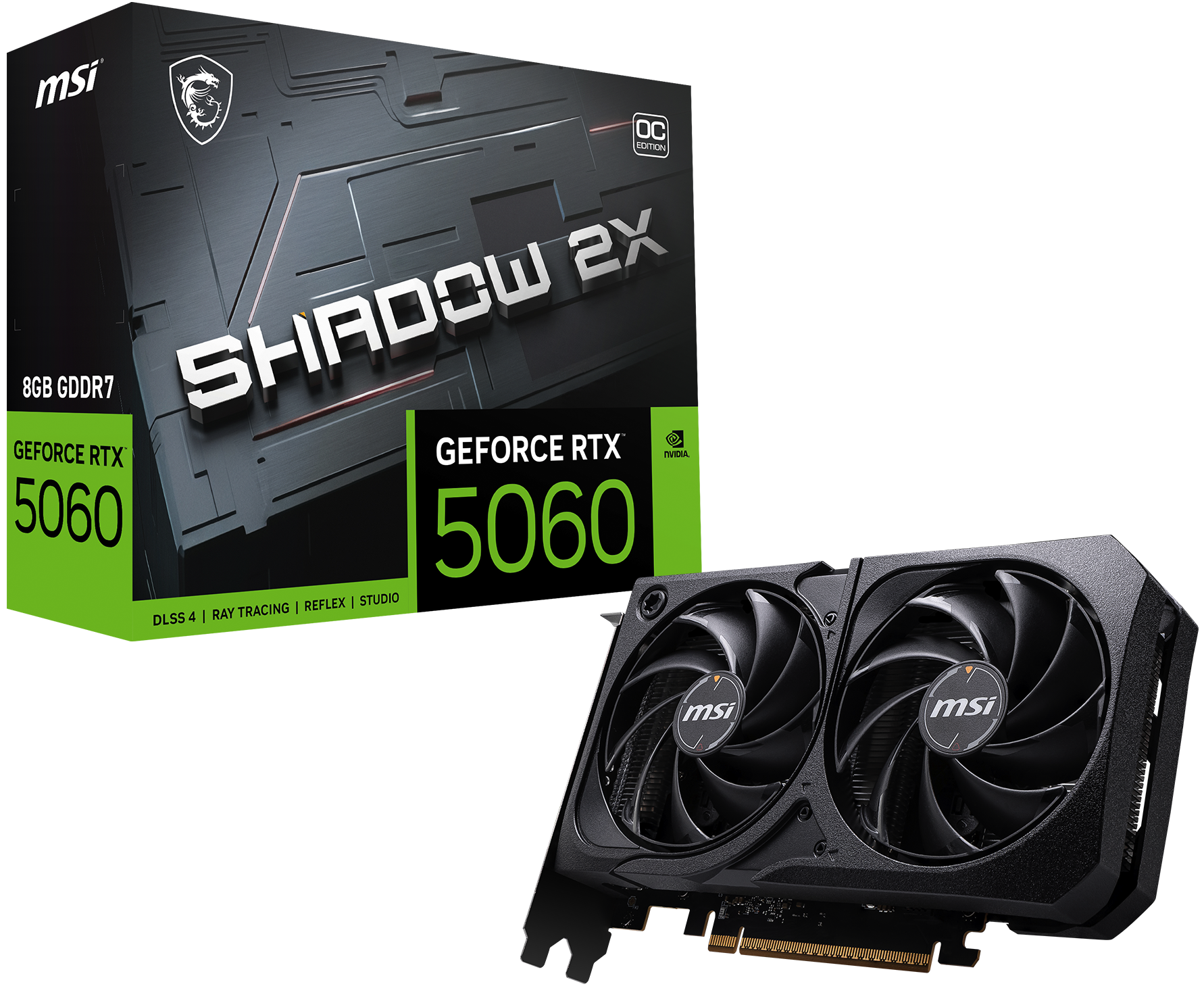 MSI GeForce RTX 5060 8G SHADOW 2X OC