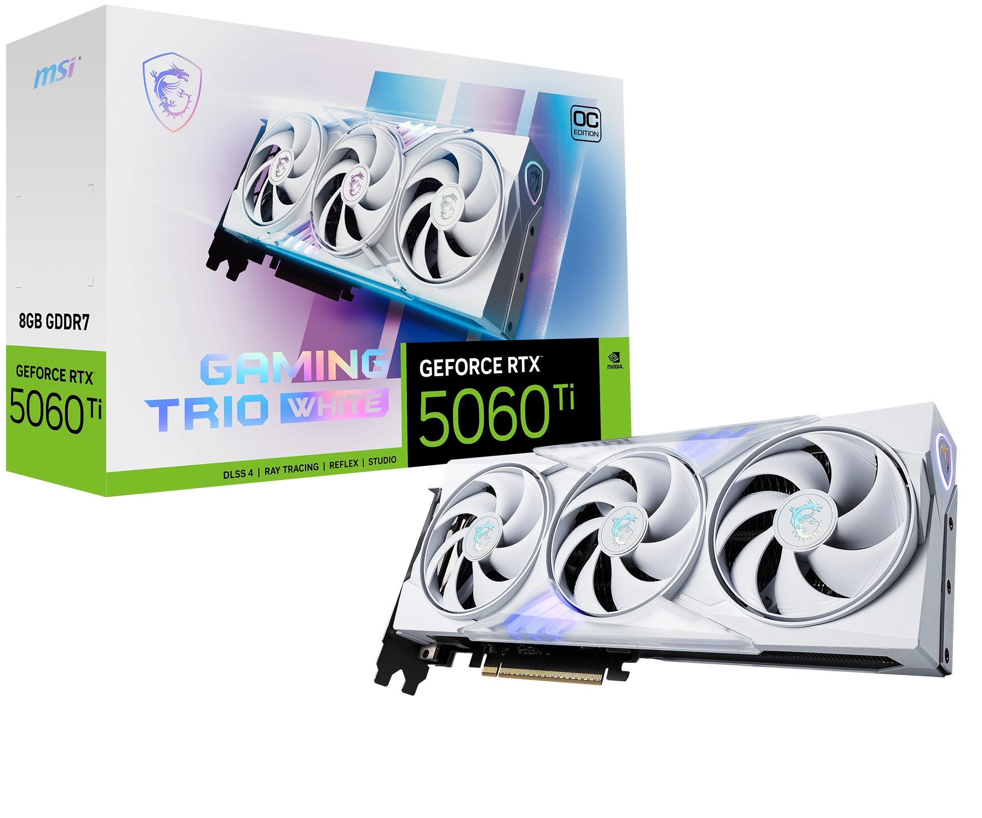 MSI GeForce RTX 5060 Ti 8G GAMING TRIO OC WHITE