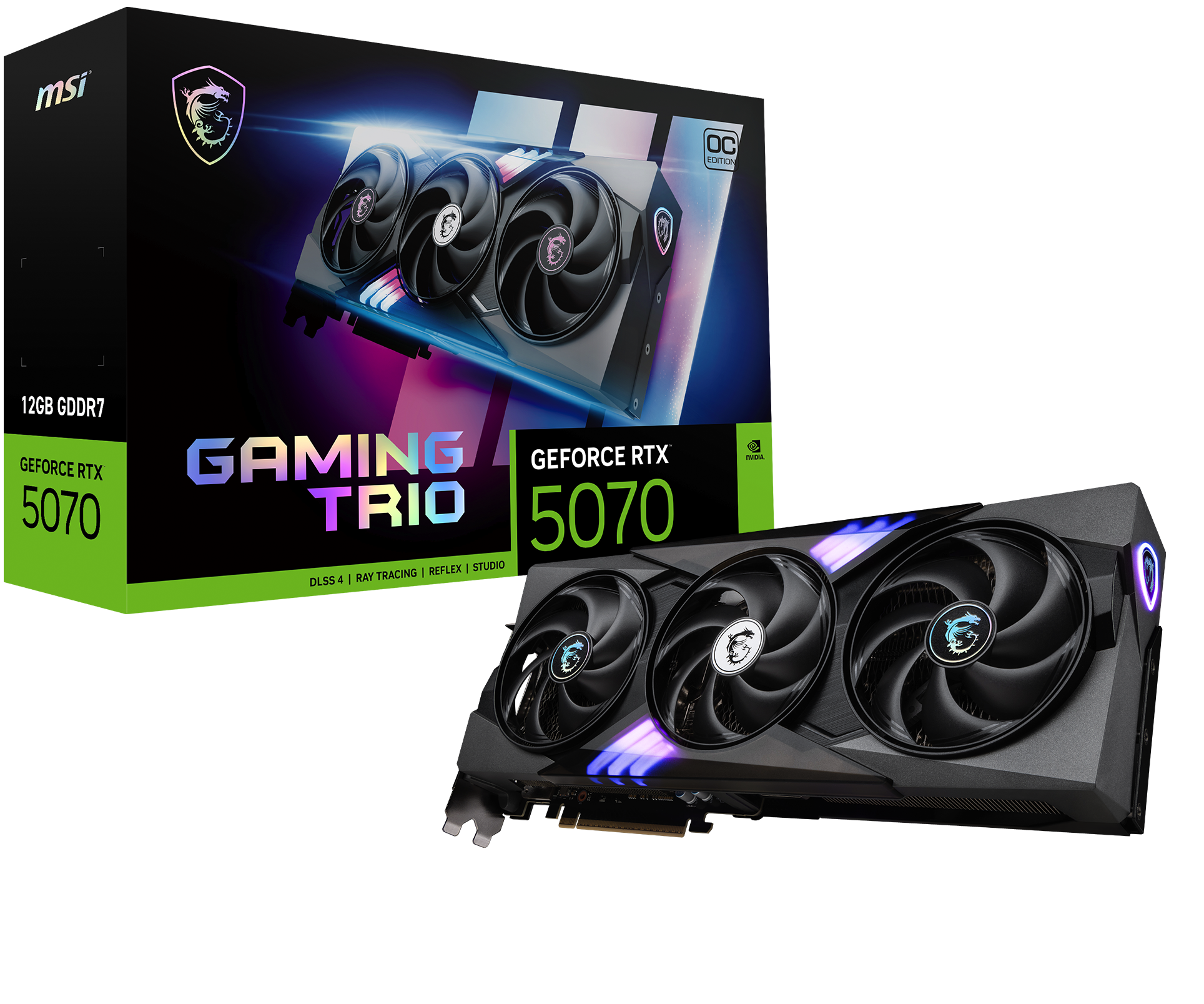 MSI GeForce RTX 5070 12G GAMING TRIO OC