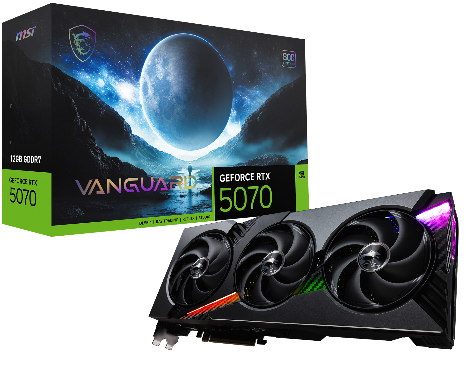 MSI GeForce RTX 5070 12G VANGUARD SOC