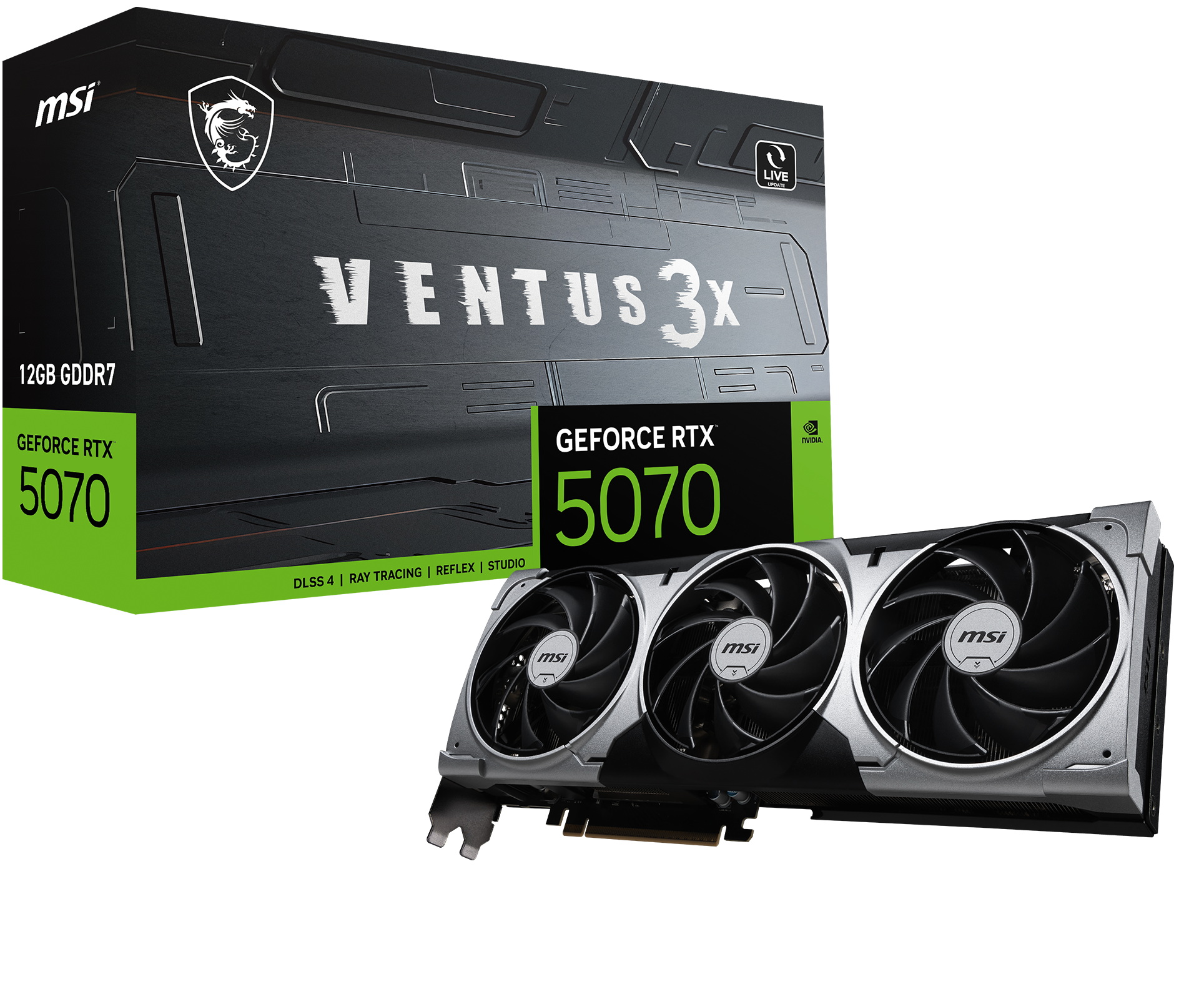 MSI GeForce RTX 5070 12G VENTUS 3X + PRAGMATA Game Bundle