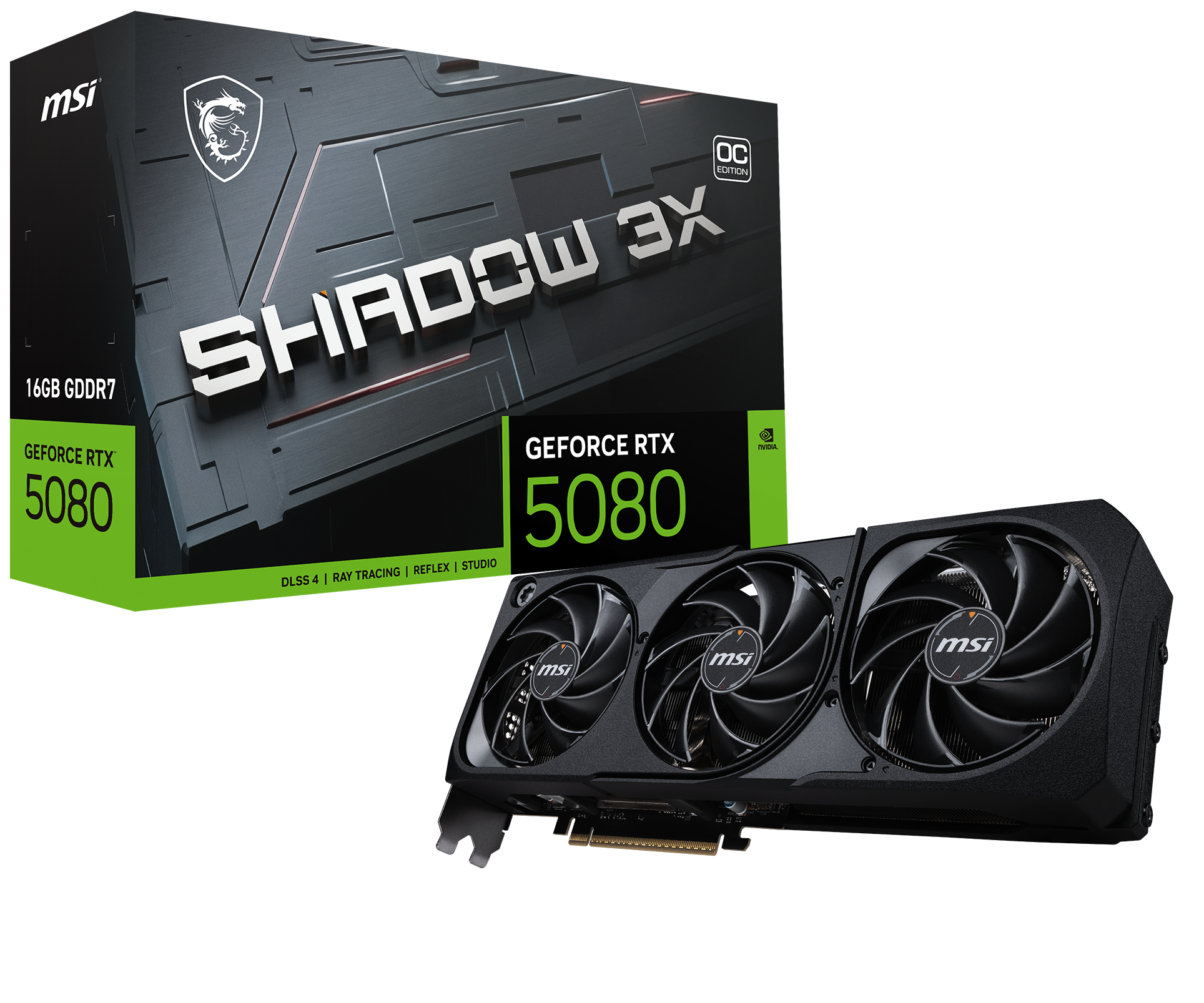 MSI GeForce RTX 5080 16G SHADOW 3X OC