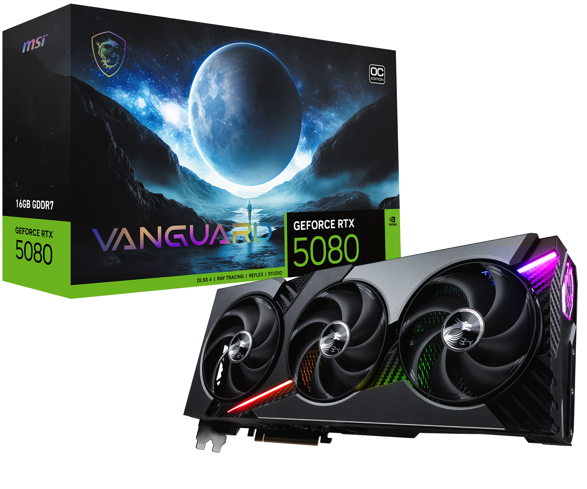 MSI GeForce RTX 5080 16G VANGUARD OC