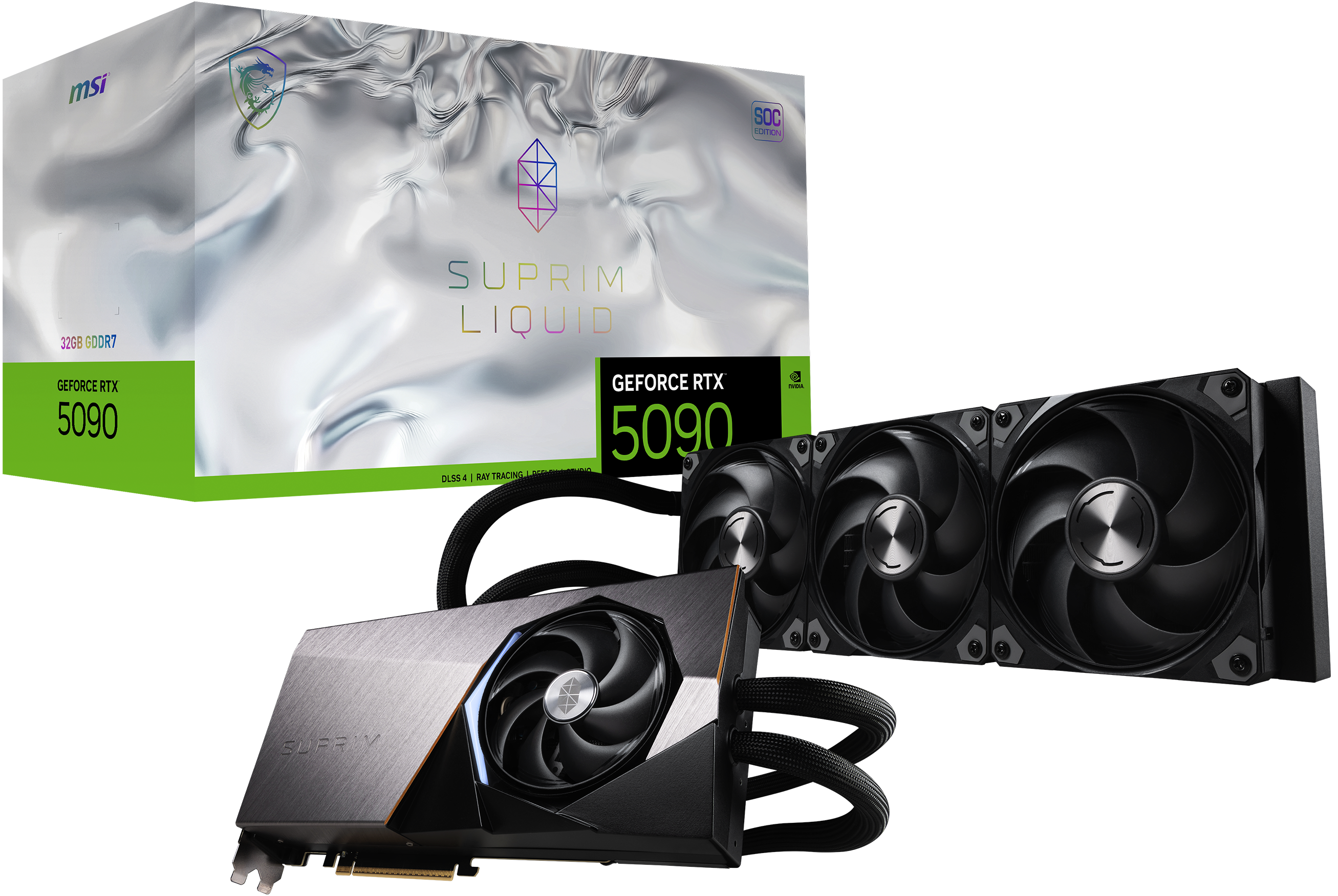 MSI GeForce RTX 5090 SUPRIM LIQUID SOC