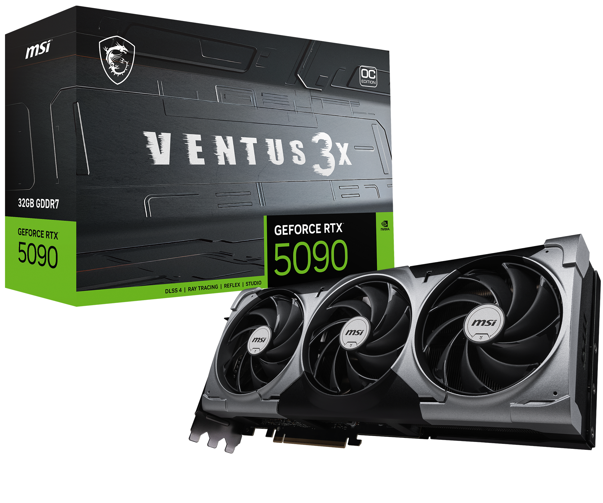 MSI GeForce RTX 5090 32G VENTUS 3X OC + 007 First Light Game Bundle