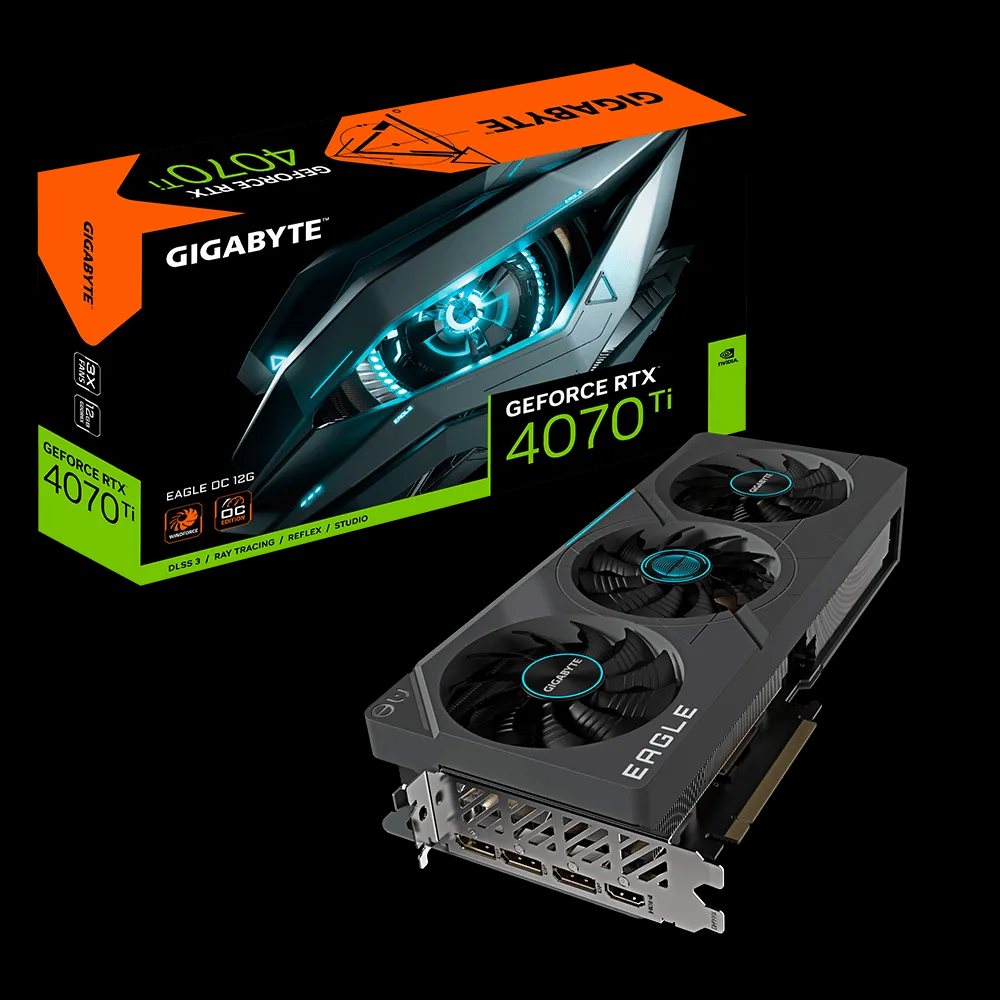 Gigabyte GeForce RTX™ 4070 Ti Eagle OC, 12GB, GDDR6X with DLSS 3