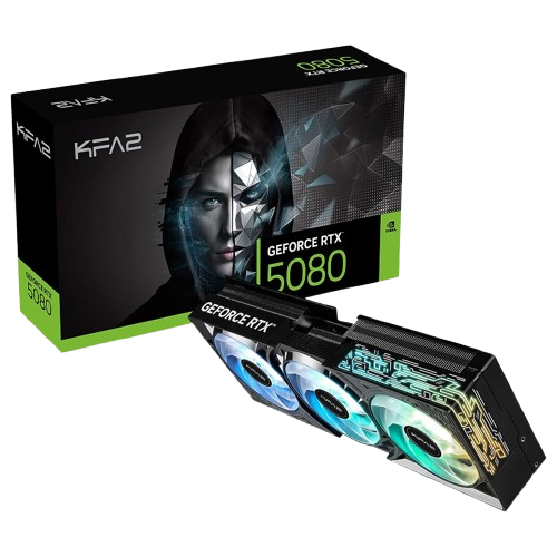 KFA2 GeForce RTX 5080 1-Click OC 16GB GDDR7 DLSS4