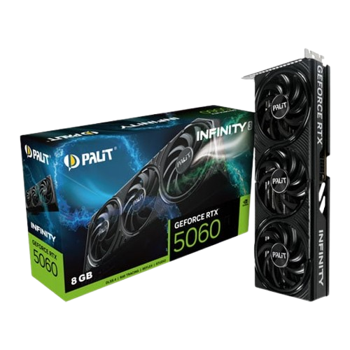 Palit NVIDIA GeForce RTX 5060 INFINITY 3 8GB Blackwell Graphics Card