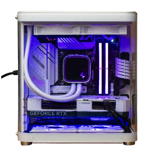 G3 CREA Cubo i5 12° RTX 4060 32GB RAM DDR5 Dissipatore 240 a Liquido Bianco
