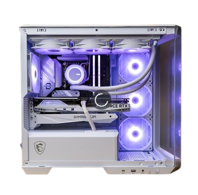 G2 Project Zero RTX 4070 Super i7 13° gen 32GB DDR5 SSD 1TB White - Powered By MSI