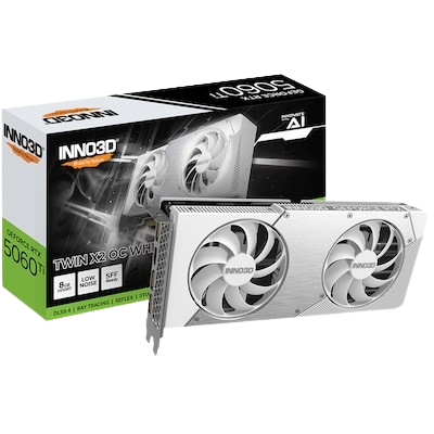 INNO3D GeForce RTX 5060 Twin X2 OC White 8GB Grafikkarte DP/HDMI