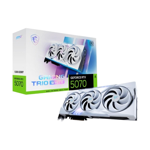 MSI GeForce RTX 5070 Gaming Trio OC 12GB GDDR7 - White