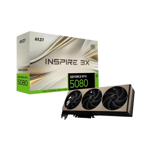 MSI GeForce RTX 5080 Inspire 3X OC 16GB GDDR7