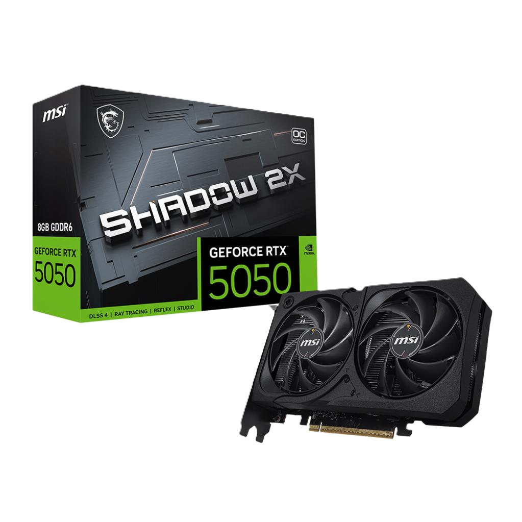 MSI GeForce RTX 5050 Shadow 2x OC 8GB GDDR6