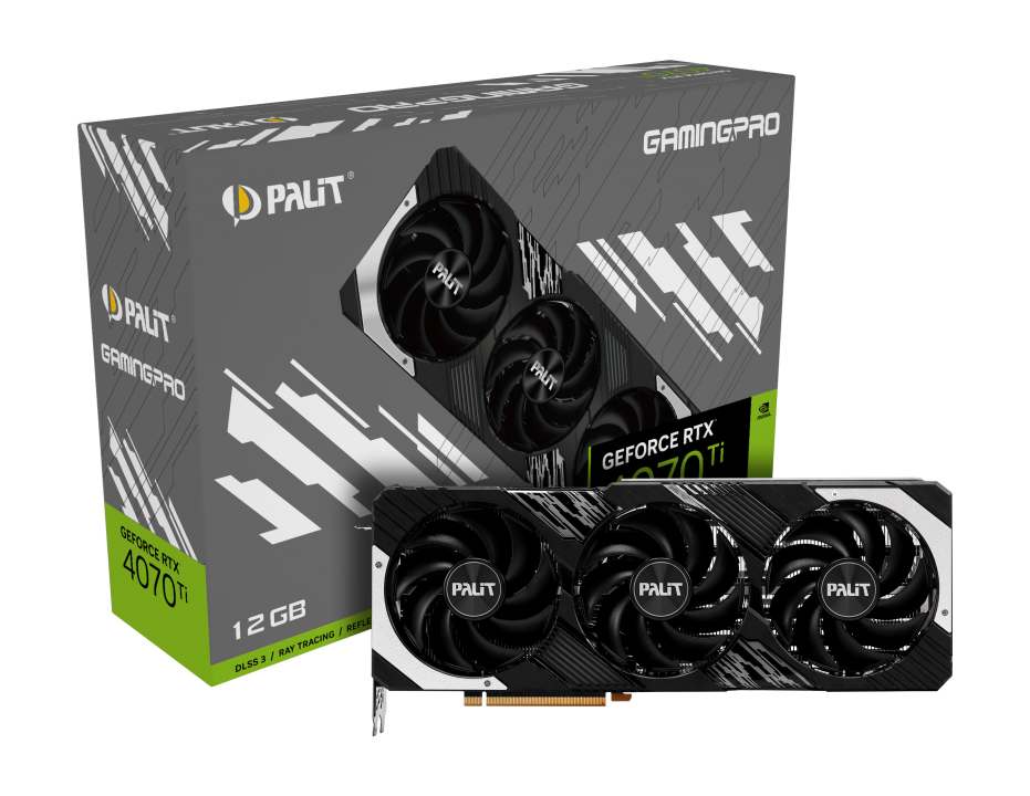 Palit GeForce RTX™ 4070 Ti Gaming Pro, 12GB, GDDR6X with DLSS 3 