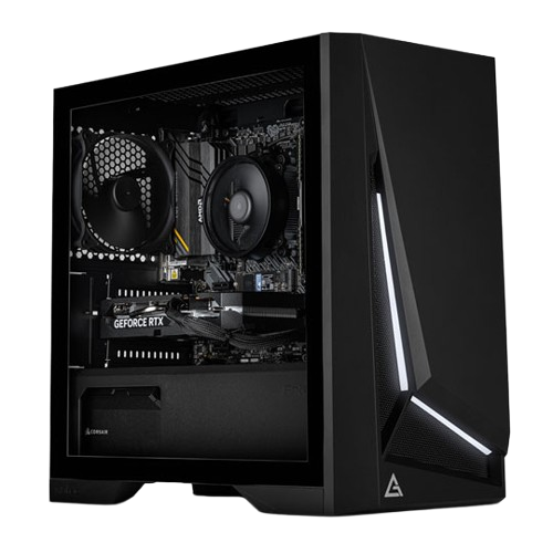 Gaming PC with NVIDIA RTX 5050 8GB and AMD Ryzen 5 8400F