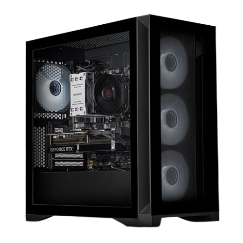 Gaming PC with NVIDIA RTX 5060 8GB and AMD Ryzen 5 9600X