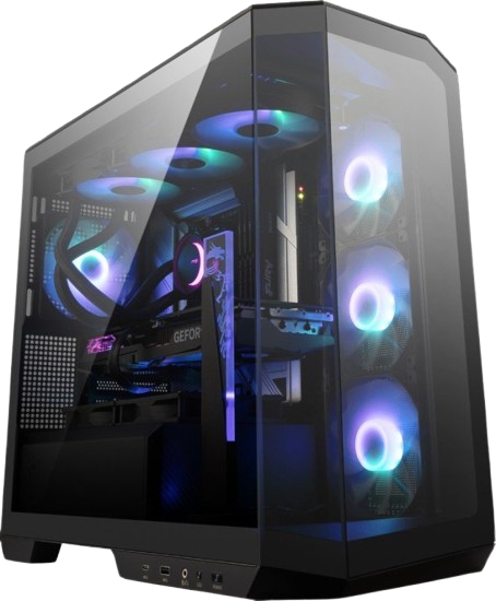 Gaming PC with NVIDIA RTX 5060 8GB and AMD Ryzen 7 5700X