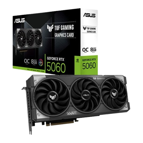 ASUS NVIDIA GeForce RTX 5060 8GB TUF GAMING OC Blackwell Graphics Card