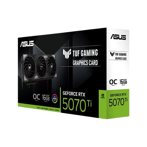 ASUS TUF Gaming GeForce RTX 5070 Ti 16GB GDDR7 OC Edition Gaming Graphics Card TUF-RTX5070TI-O16G-GAMING