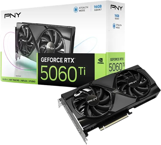 Carte Graphique PNY GeForce RTX 5060 Ti Dual Fan 16Go