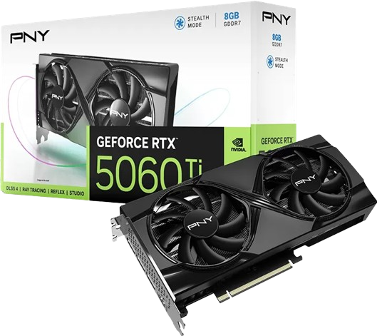 Carte Graphique PNY GeForce RTX 5060 Ti Dual Fan 8Go