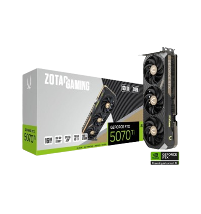 Zotac GeForce RTX 5070 Ti Solid 16GB GDDR7 DLSS4 | Tarjeta Gráfica Nvidia