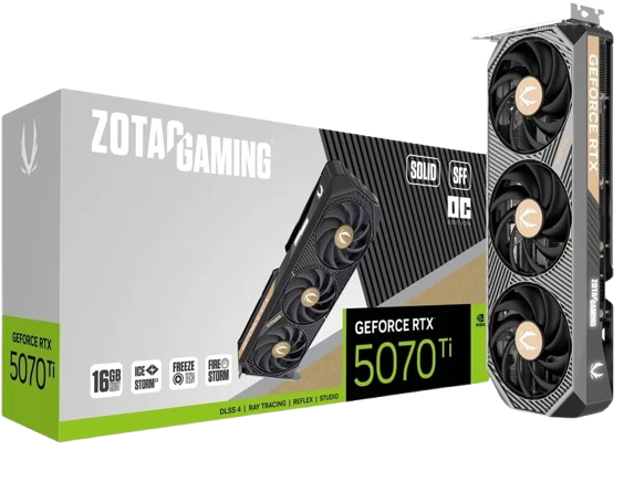 Carte Graphique Zotac GeForce RTX 5070 Ti Solid SFF OC