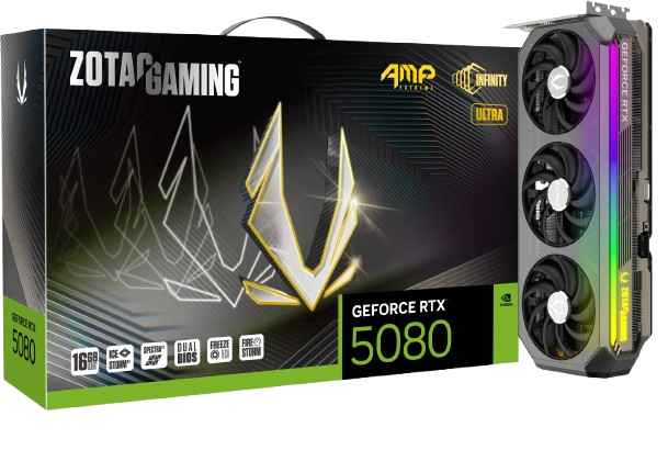 Carte Graphique Zotac Gaming GeForce RTX 5080 Amp Extreme Infinity Ultra
