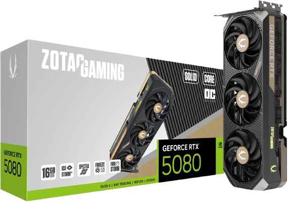 Carte Graphique Zotac GeForce RTX 5080 Solid Core OC