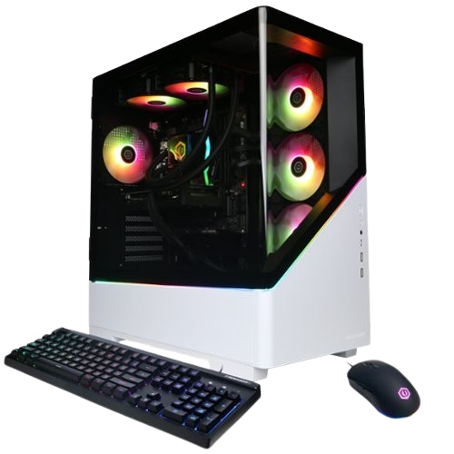 CyberPowerPC - Gamer Supreme Gaming Desktop - Intel Core i7-14700F - 16GB Memory - NVIDIA GeForce RTX 5060 8GB - 2TB PCIe 4.0 SSD - White