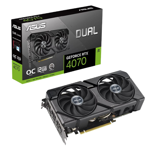 ASUS GeForce RTX 4070 DUAL EVO OC 12GB Video Card