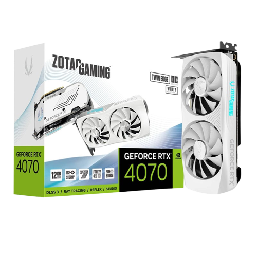 Zotac Gaming GeForce RTX 4070 Twin Edge OC White 12GB GDDR6 Video Card