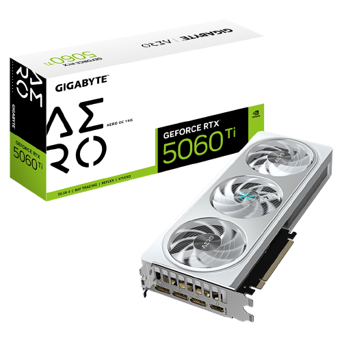 Gigabyte GeForce RTX 5060 Ti AERO OC 16GB Video Card