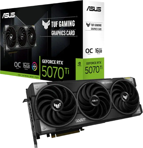 ASUS TUF Gaming GeForce RTX 5070 Ti 16GB OC Edition + CONTROL Resonant Game Bundle