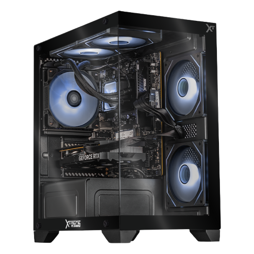 PC Gamer Xtreme PC Gaming NVIDIA GeForce RTX 5060 AMD Ryzen 7 8700F 32GB DDR5 SSD 1TB Sistema Liquido WIFI W11 Black gaming competitivo y streaming