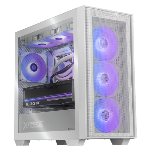 Xtreme PC Gaming ASUS Geforce RTX 5090 AMD Ryzen 9 9900X 64GB DDR5 SSD 2TB Sistema Liquido WIFI White